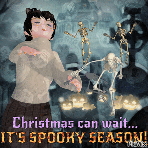christmas can wait it 's spooky season poster
