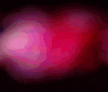a computer generated image of a pink and purple swirl