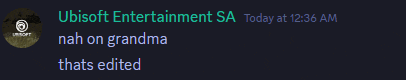 a screenshot of a ubisoft entertainment sa today at 12:36 am