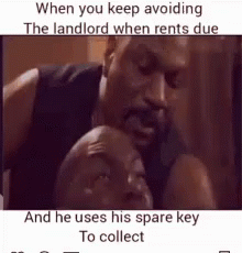 When You Keep Avoiding The Landlord When Rent'S Due GIF - Rent Rents Due Spare Key GIFs