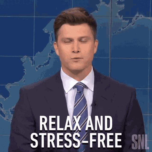 Relax And Stress Free Saturday Night Live GIF - Relax And Stress Free Saturday Night Live Weekend Update GIFs