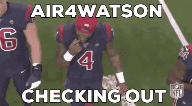 a football player with the number 4 on his uniform