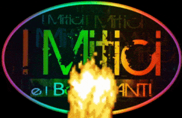 a rainbow colored sign that says i mitical mitical