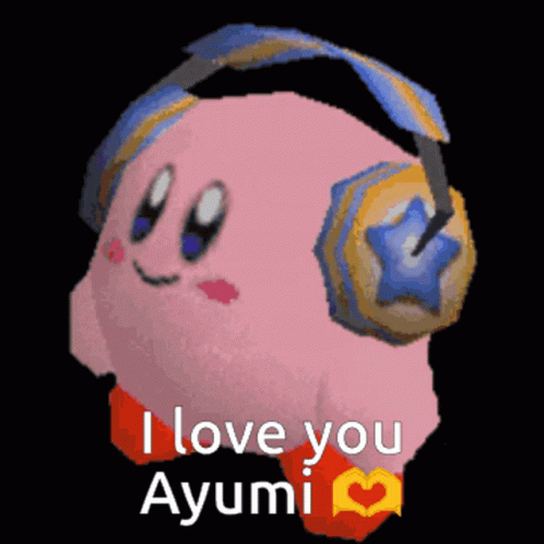 I Love You Ayumi GIF - I Love You Ayumi Kirby GIFs