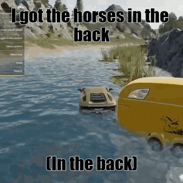 I Got The Horses In The Back Old Town Road GIF - I Got The Horses In The Back Old Town Road Farming Simulator GIFs