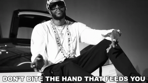 Dont Bite The Hand That Feeds You 2chainz GIF - Dont Bite The Hand That Feeds You 2chainz Southside Hov Song GIFs