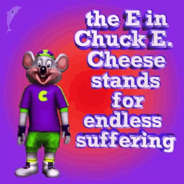 Chuck E Cheese Suffering GIF