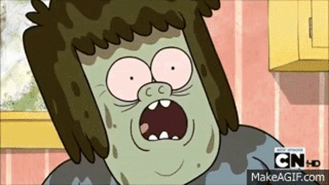 a cartoon character with a surprised look on his face from cn-d