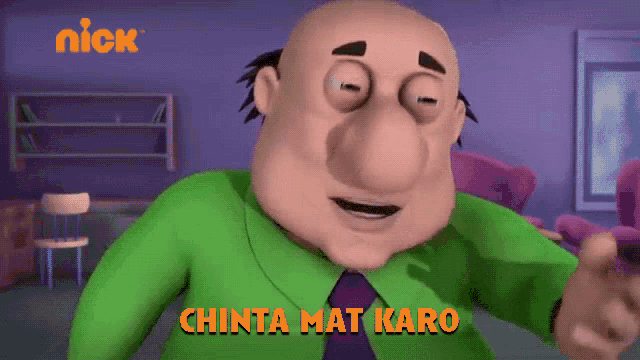 a cartoon character from nick shows a man in a green shirt