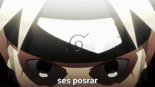 a close up of a person 's face with the words ses posrar below