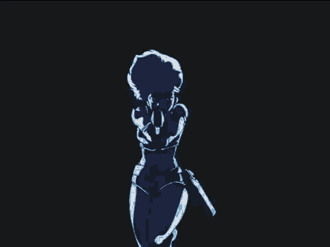 a silhouette of a person behind a broken glass window .