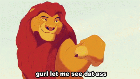 Big Ass GIF - Simba Lion King Ass GIFs