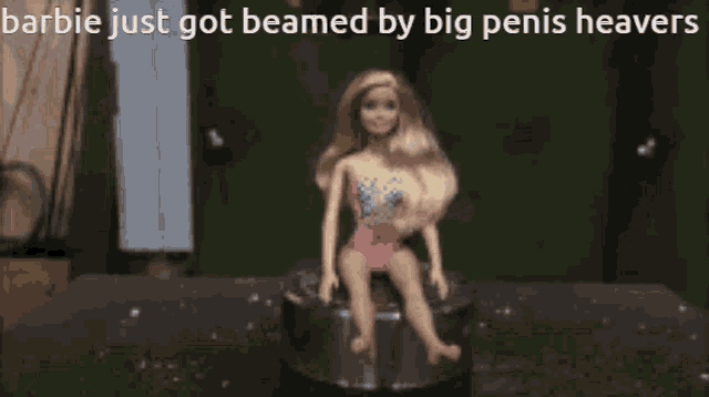 Barbie Just Got Beamed By Big Penis Heavers GIF - Barbie Just Got Beamed By Big Penis Heavers Big Penis Heavers GIFs