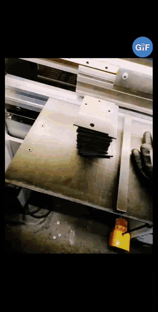 a gif of a machine is being displayed on the screen
