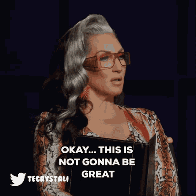 Michelle Visage Not Great GIF - Michelle Visage Not Great This Is Not Gonna Be Great GIFs