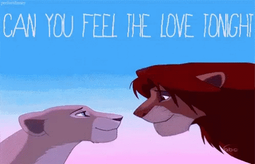 Lion King Can You Feel The Love Tonight GIF - Lion King Can You Feel The Love Tonight Simba And Nala GIFs
