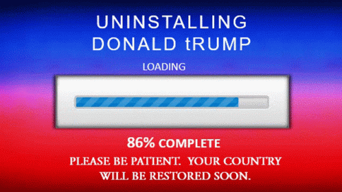 Trump Uninstalling GIF - Trump Uninstalling Uninstalling Trump GIFs