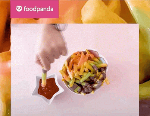 Foodpanda Rainbow GIF - Foodpanda Food Panda GIFs