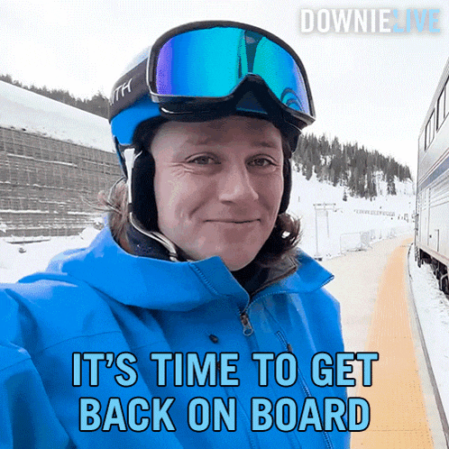 Its Time To Get Back On Board Michael Downie GIF - Its Time To Get Back On Board Michael Downie Downielive GIFs