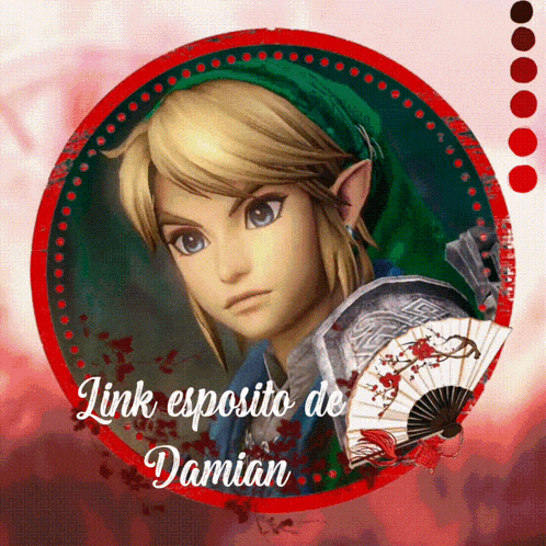 a picture of link with the words link esposito de damian on the bottom