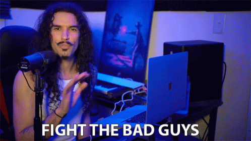 Fight The Bad Guys Anthony Vincent GIF - Fight The Bad Guys Anthony Vincent Fight GIFs