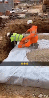 Never Bend Over At Work GIF - Never Bend Over At Work Workers GIFs