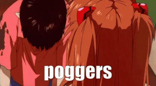 Poggers Neon Genesis Evangelion GIF - Poggers Neon Genesis Evangelion Choking GIFs