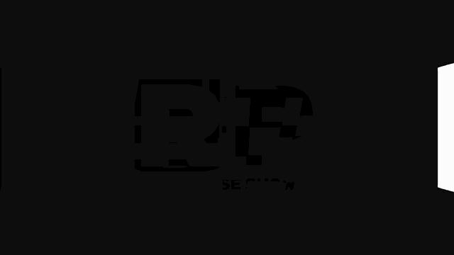a black and white image of the letter r and the letter e