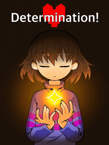 Determination You'Re Filled With GIF - Determination You'Re Filled With Red Heart GIFs