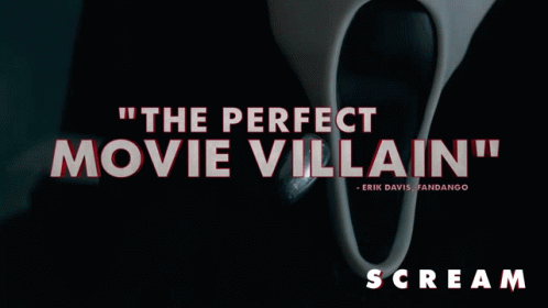 The Perfect Movie Villain Ghostface GIF