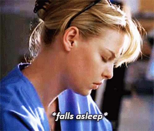 Greys Anatomy Meredith Grey GIF - Greys Anatomy Meredith Grey Falls Asleep GIFs