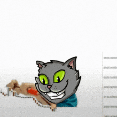 a cat with green eyes is holding a screwdriver