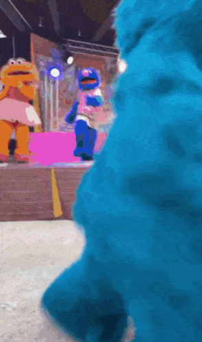 Cookie Monster Turnt GIF - Cookie Monster Turnt Dance GIFs