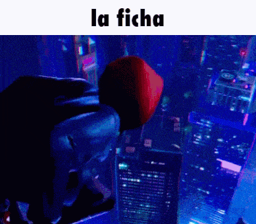 a picture of a broken glass with la ficha written on the bottom