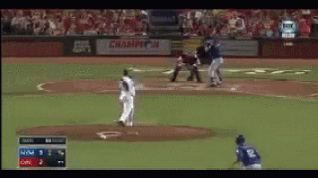 a baseball game is being played between the nvm and the crk