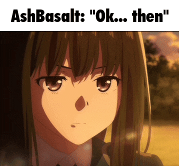 a picture of a girl with a caption that says ashbasalt ok then
