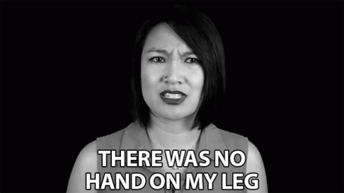 There Was No Hand On My Leg Confused GIF - There Was No Hand On My Leg Confused What Was That GIFs