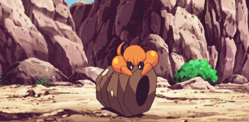 Pokemon Dwebble GIF - Pokemon Dwebble Hermit Crab GIFs