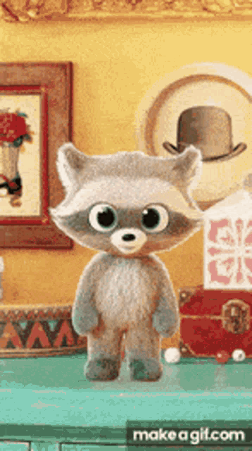 Raccoon Cute GIF - Raccoon Cute Dance GIFs