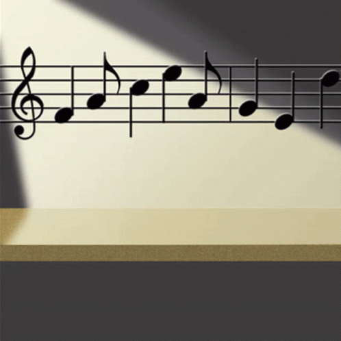 Musical Notes Staff GIF - Musical Notes Staff A New Day GIFs