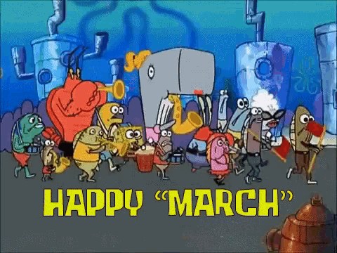 Happy March Its March GIF - Happy March Its March Marching Band GIFs
