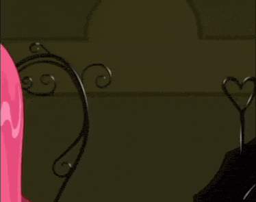 a cartoon character with a gun and a heart in his mouth