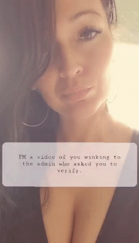 Wink Verify GIF - Wink Verify Girl GIFs