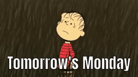 Charlie Brown Tomorrow Is Monday GIF - Charlie Brown Tomorrow Is Monday Sad GIFs