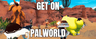 Get On Palworld Palworld GIF - Get On Palworld Palworld Get On GIFs