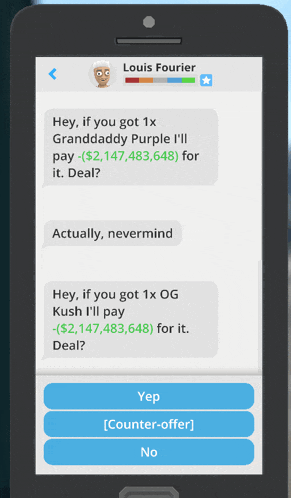 a phone screen shows a text from louis fourrier