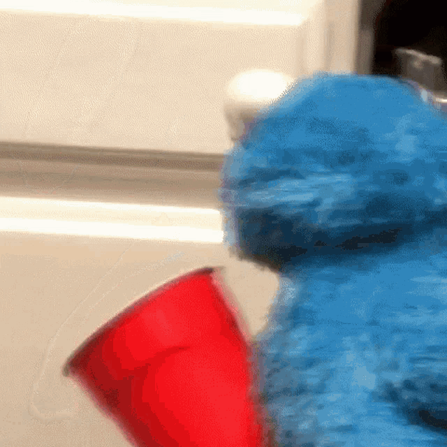 Drunk Cookie Monster GIF - Drunk Cookie Monster Lit GIFs