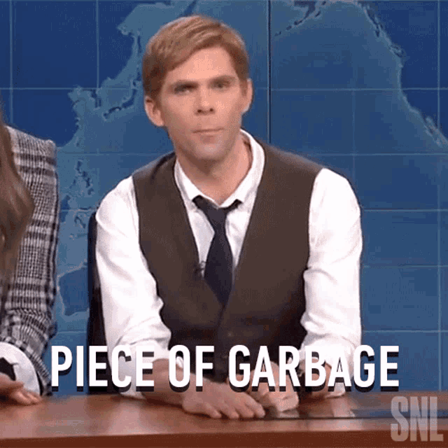 Piece Of Garbage Lowell Fitzroy GIF - Piece Of Garbage Lowell Fitzroy Saturday Night Live GIFs