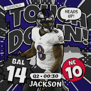 an advertisement for baltimore ravens football player bal 14