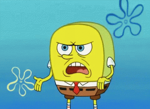 Spongebob Angry GIF - Spongebob Angry Strain GIFs